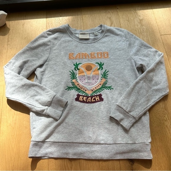 MAISON SCOTCH SCOTCH & SODA BAMBOO BEACH  SWEATSHIRT - M - Picture 12 of 12